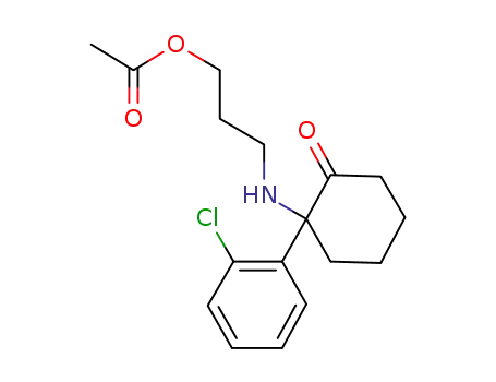 3-((1-(2-chlorophenyl)-2-oxocyclohexyl)amino)propyl acetate