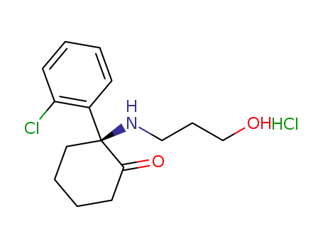 (S)-2-(2-chlorophenyl)-2-(3-hydroxypropylamino)cyclohexanone hydrochloride