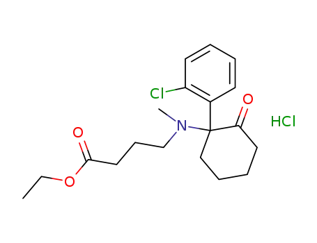 ethyl 4-((1-(2-chlorophenyl)-2-oxocyclohexyl)(methyl)amino)butanoate hydrochloride