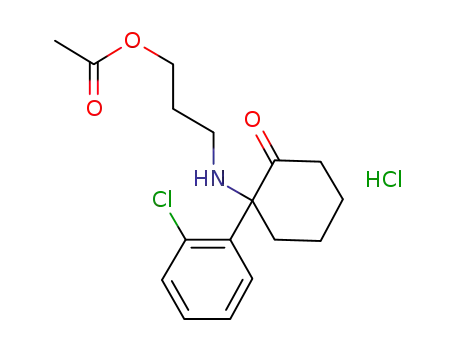3-((1-(2-chlorophenyl)-2-oxocyclohexyl)amino)propyl acetate hydrochloride