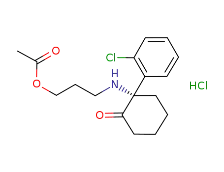 (S)-3-((1-(2-chlorophenyl)-2-oxocyclohexyl)amino)propyl acetate hydrochloride