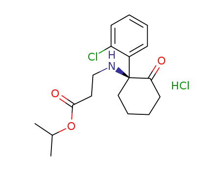 iso-propyl (S)-3-((1-(2-chlorophenyl)-2-oxocyclohexyl)amino)propanoate hydrochloride
