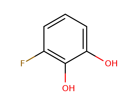 Molecular Structure of 363-52-0 (3-Fluorocatechol)