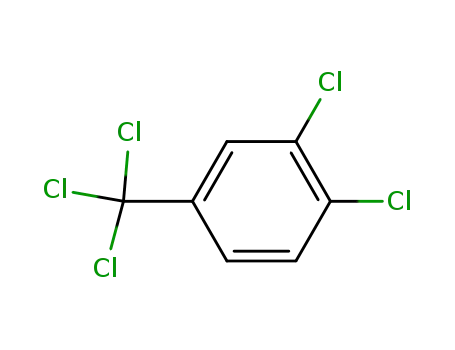 Molecular Structure of 13014-24-9 (3,4-Dichlorobenzotrichloride)
