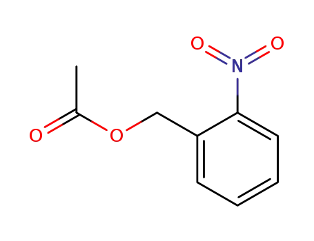 Molecular Structure of 77376-01-3 (2-nitrobenzyl acetate)