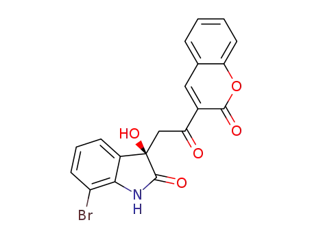 (R)-7-bromo-3-hydroxy-3-[2-oxo-2-(2-oxo-2H-chromen-3-yl)ethyl]indolin-2-one