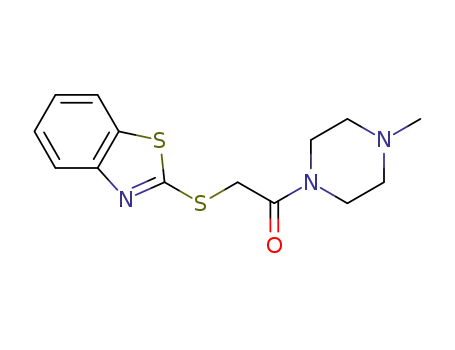 2-(benzo[d]thiazol-2-ylthio)-1-(4-methylpiperazin-1-yl)ethanone