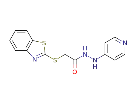 2-(benzo[d]thiazol-2-ylthio)-N'-(pyridin-4-yl)acetohydrazide