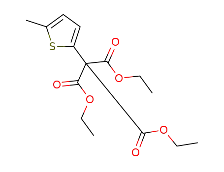 triethyl (5-methylthiophen-2-yl)methanetricarboxylate