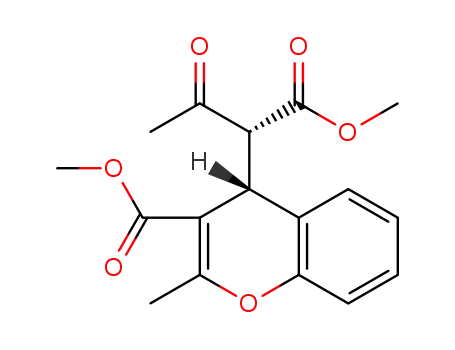 (SR)-methyl 4-((SR)-1-methoxy-1,3-dioxobutan-2-yl)-2-methyl-4H-chromene-3-carboxylate