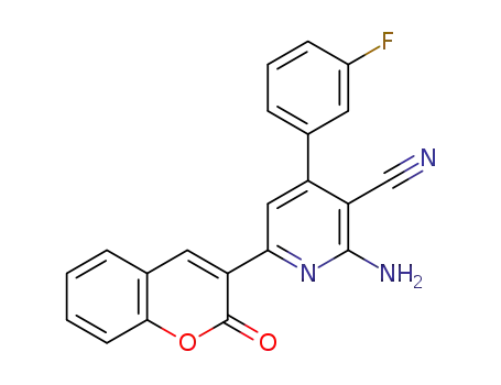 2-amino-6-(2-oxo-2H-chromen-3-yl)-4-(3-fluorophenyl)nicotinonitrile