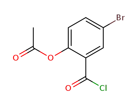 2-acetoxy-5-bromo-benzoyl chloride