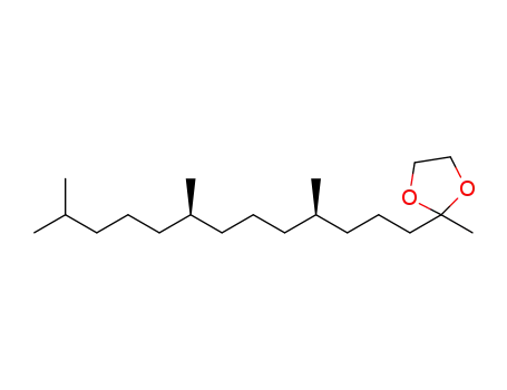 2-methyl-2-((4R,8R)-4,8,12-trimethyltridecyl)-1,3-dioxolane