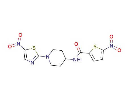 5-nitro-N-(1-(5-nitrothiazol-2-yl)piperidin-4-yl)thiophene-2-carboxamide