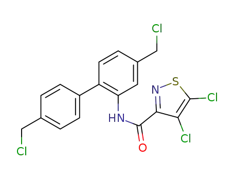 N-[4,4′-bis(chloromethyl)biphenyl-2-yl]-4,5-dichloro-1,2-thiazole-3-carboxamide