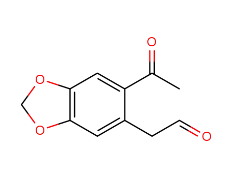 2-(6-acetylbenzo[d][1,3]dioxol-5-yl)acetaldehyde