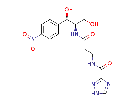 N-(3-((1R,2R)-1,3-dihydroxy-1-(4-nitrophenyl)propan-2-ylamino)-3-oxopropyl)-1H-1,2,4-triazole-3-carboxamide