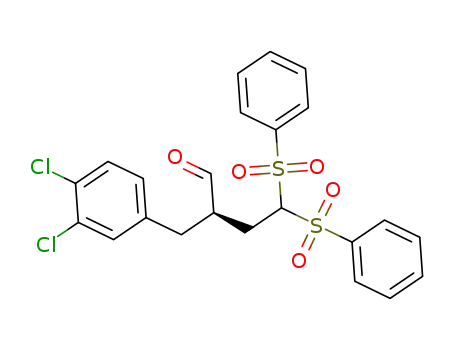 (R)-2-(3,4-dichlorobenzyl)-4,4-bis(phenylsulphonyl)butanal