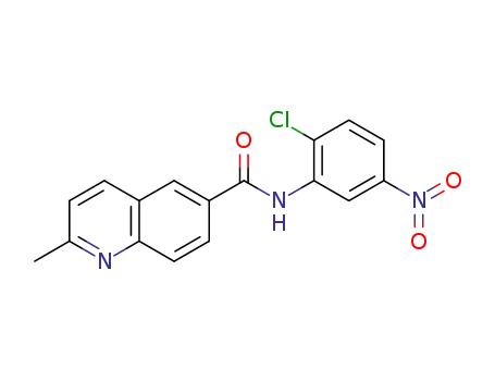 N-(2-chloro-5-nitrophenyl)-2-methylquinoline-6-carboxamide