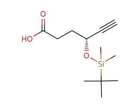(R)-4-((tert-butyldimethylsilyl)oxy)hex-5-ynoic acid