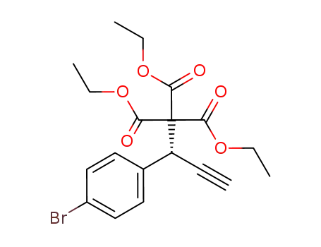 (R)-triethyl 2-(4-bromophenyl)but-3-yne-1,1,1-tricarboxylate