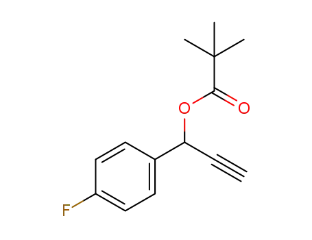 1-(4-fluorophenyl)prop-2-ynyl pivalate