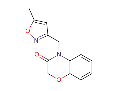 4-((5-methylisoxazol-3-yl)methyl)-2H-benzo[b][1,4]oxazin-3(4H)-one