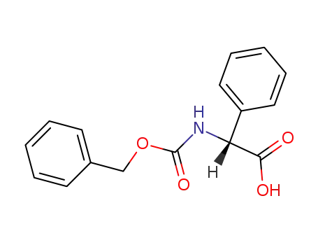 Molecular Structure of 17609-52-8 (Z-D-PHG-OH)