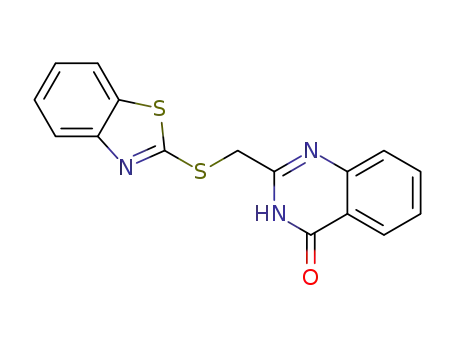 2-((benz[d]thiazol-2-ylthio)methyl)quinazolin-4(3H)-one