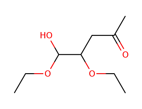 4,5-diethoxy-5-hydroxypentan-2-one