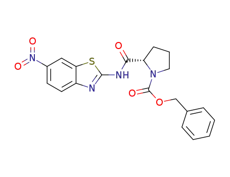 (S)-benzyl-[2-[(6-nitrobenzo[d]thiazol-2-yl)carbamoyl]pyrrolidine-1-yl]carboxylate