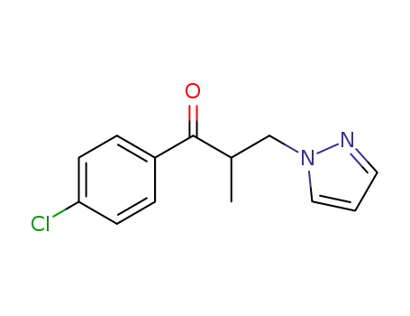 1-(4-chlorophenyl)-2-methyl-3-(1H-pyrazol-1-yl)propan-1-one