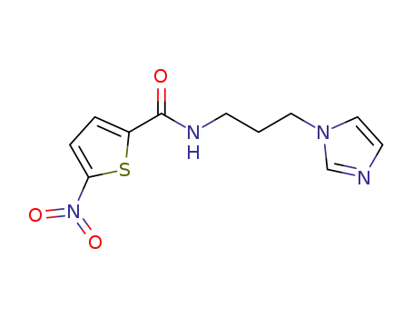 N-(3-(1H-imidazol-1-yl)propyl)-5-nitrothiophene-2-carboxamide