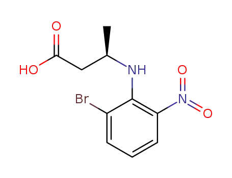 (R)-3-((2-bromo-6-nitrophenyl)amino)butanoic acid