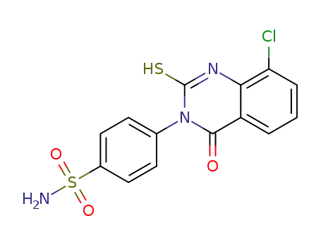 8-chloro-3-(4-aminosulphonylphenyl)-2-mercapto-3H-quinazolin-4-one