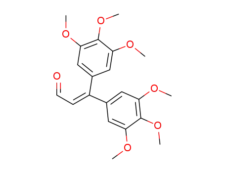 3,3-bis(3,4,5-trimethoxyphenyl)acrylaldehyde