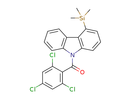 9-(2,4,6-trichlorobenzoyl)-4-trimethylsilyl-9H-carbazole