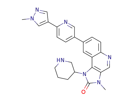 3-methyl-8-(6-(1-methyl-1H-pyrazol-4-yl)pyridin-3-yl)-1-(piperidin-3-yl)-1H-imidazo[4,5-c]quinolin-2(3H)-one