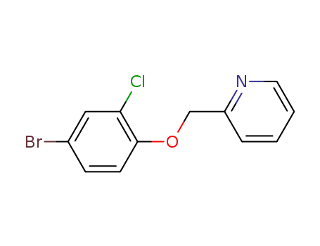 2-((4-bromo-2-chlorophenoxy)methyl)pyridine