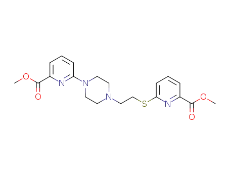 methyl 6-[4-(2-{[6-(methoxycarbonyl)pyridin-2-yl]sulfanyl}ethyl)piperazin-1-yl]pyridine-2-carboxylate