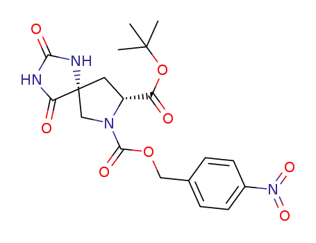 8-(tert-butyl) 7-(4-nitrobenzyl) (5R,8R)-2,4-dioxo-1,3,7-triazaspiro[4.4]nonane-7,8-dicarboxylate
