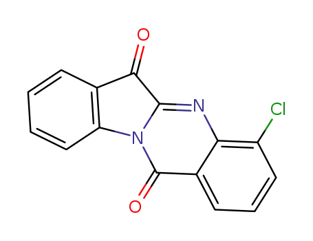 4-chloroindolo[2,1-b]quinazoline-6,12-dione