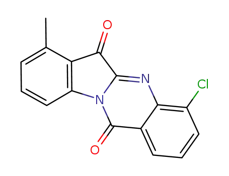 4-chloro-7-methylindolo[2,1-b]quinazoline-6,12-dione