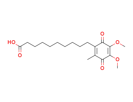 Molecular Structure of 58185-99-2 (1,4-Cyclohexadiene-1-decanoic acid,4,5-dimethoxy-2-methyl-3,6-dioxo- )
