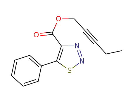 pent-2-yn-1-yl 5-phenyl-1,2,3-thiadiazole-4-carboxylate
