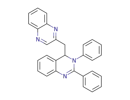 2,3-diphenyl-4-(quinoxalin-2-ylmethyl)-3,4-dihydroquinazoline