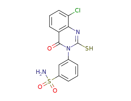3-(8-chloro-2-mercapto-4-oxoquinazolin-3(4H)-yl)benzenesulfonamide