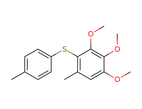 p-tolyl(2,3,4-trimethoxy-6-methylphenyl)sulfane