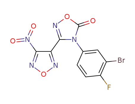 4‐(3‐bromo‐4‐fluorophenyl)‐3‐(4‐nitro‐1,2,5‐oxadiazol‐3‐yl)‐4,5‐dihydro‐1,2,4‐oxadiazol‐5‐one