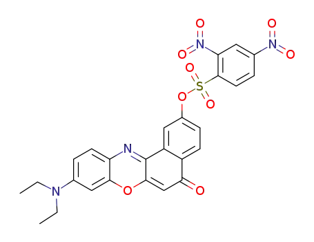 2-O-(2,4-dinitrobenzenesulfonyl)-9-(diethylamino)-5H-benzo[a]phenoxazin-5-one